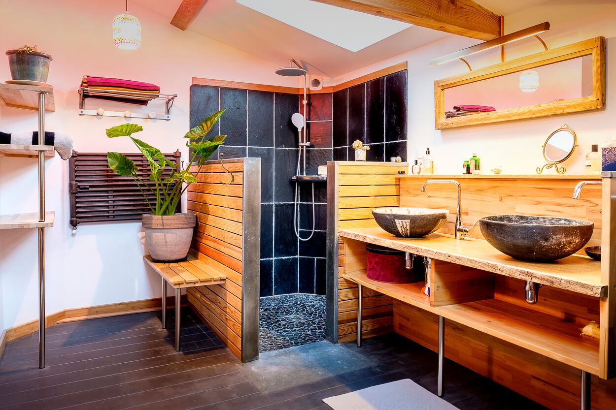 Design épuré pour cet espace de ressourcement