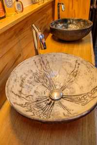 Vasque céramique Raku - R. Brotbek