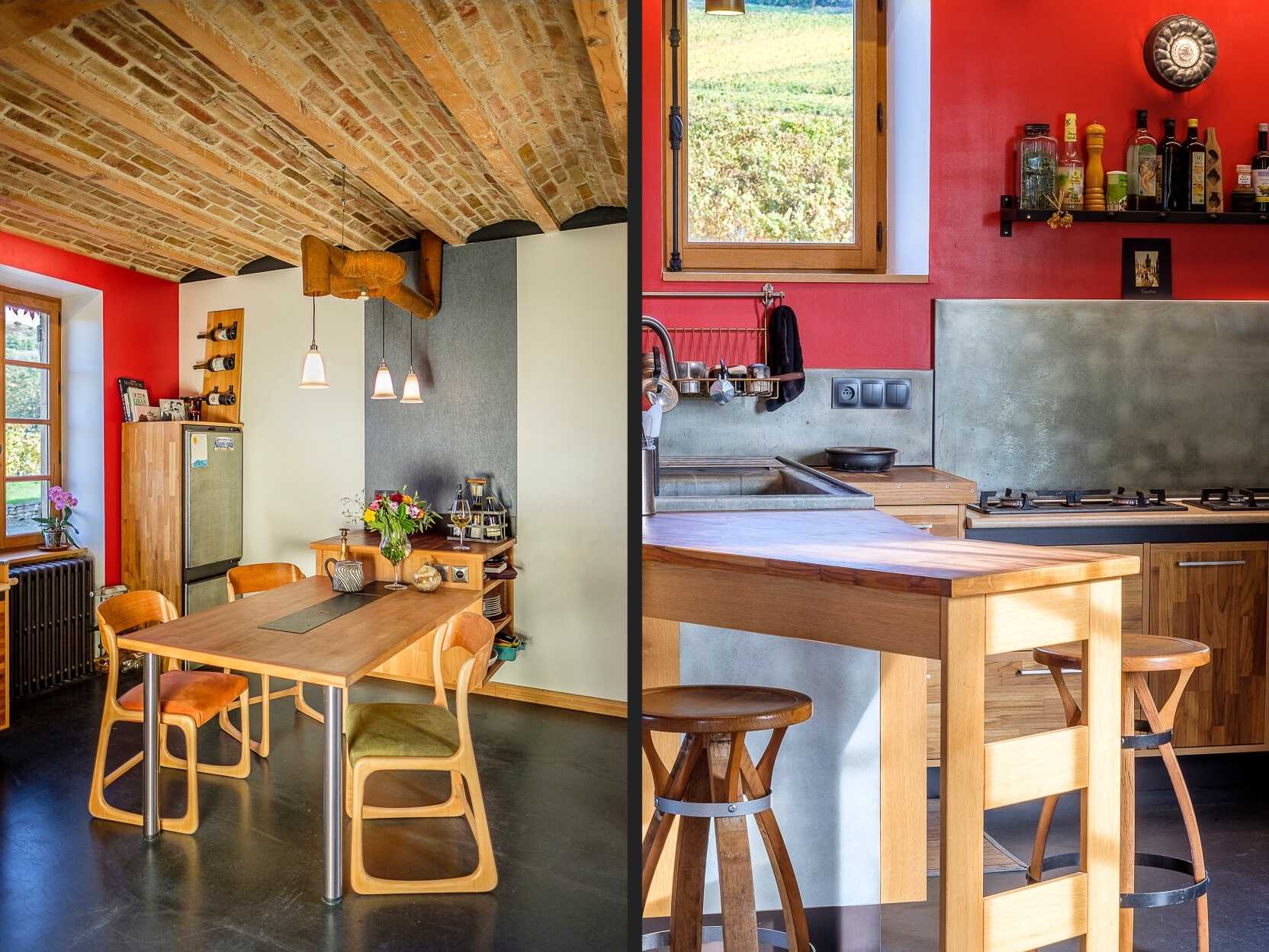 Création de voutains en brique